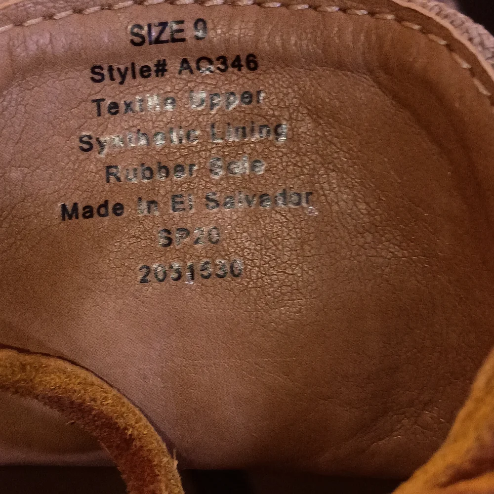 J. Crew Tan Canvas Boat Shoes with Brown Leather Laces